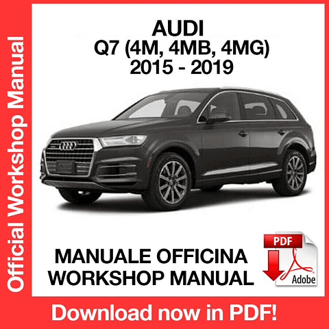 MANUALE OFFICINA AUDI Q7 (2015-2016-2017-2018-2019) (EN)