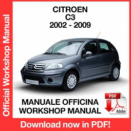 Manuale Officina Citroen C3 (2002-2003-2004-2005-2006-2007-2008-2009) (EN)