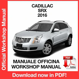 Manuale Officina Cadillac SRX (2016) (EN)