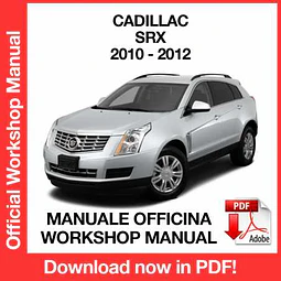 Manuale Officina Cadillac SRX (2010-2011-2012) (EN)