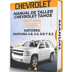Manuale di officina Chevrolet Tahoe (2007-2014) 4.8, 5.3, 6.0 E 6.2 PDF