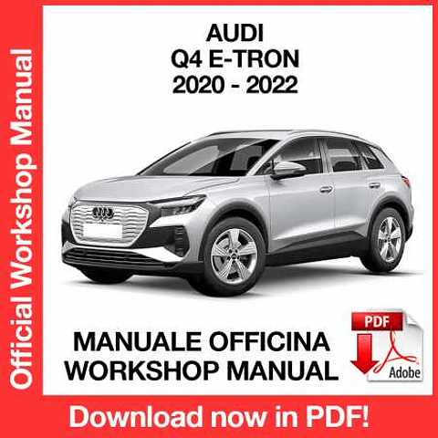 Manuale Officina Audi Q4 e-tron (2020-2021-2022) (EN)