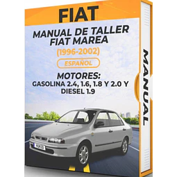 Manuale di officina Fiat Marea (1996-2002) 2.4, 1.6, 1.8 e 2.0 E GASO 1.9 PDF