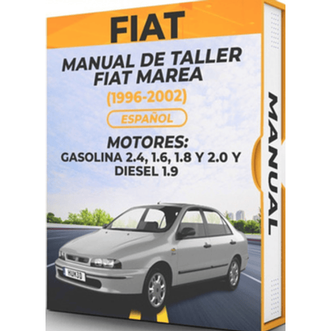 Manuale di officina Fiat Marea (1996-2002) 2.4, 1.6, 1.8 e 2.0 E GASO 1.9 PDF