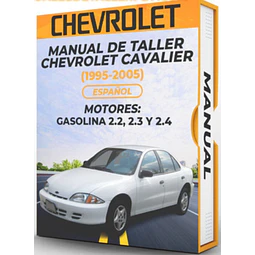 Manuale di officina Chevrolet Cavalier (1995-2005) 2.2, 2.3 E 2.4 PDF