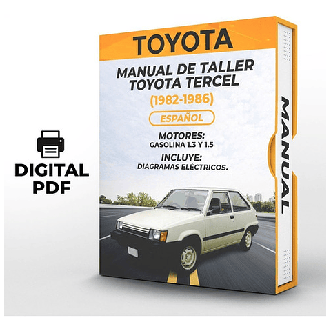 Manuale d'officina Toyota Tercel (1982-1986) 1.3 E 1.5 PDF