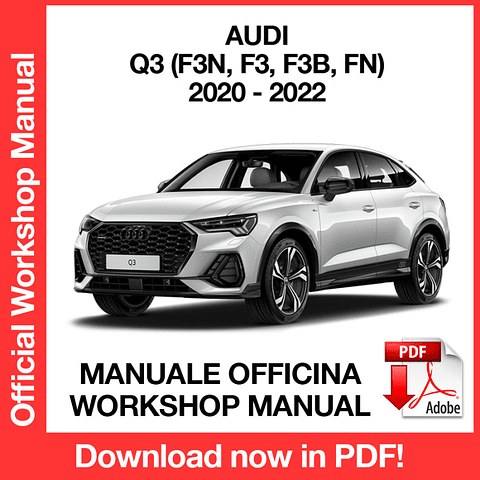 MANUALE OFFICINA AUDI Q3 F3N (2020-2021-2022) (EN)