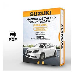 Manuale di officina Suzuki Kizashi (2009-2014) PDF