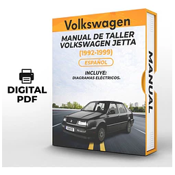 Manuale di officina Volkswagen Jetta (1992, 1993, 1994, 1995, 1996, 1997, 1998, 1999)