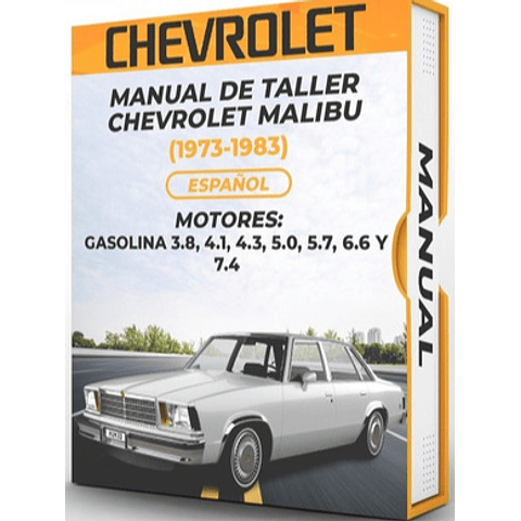 Manuale di officina Chevrolet Malibu (1973-1983) PDF