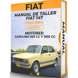 Manuale di officina Fiat 147 (1980, 1981, 1982, 1983, 1984) 903, 1010 cc