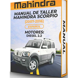 Manuale officina Mahindra Scorpio (2007-2016) PDF