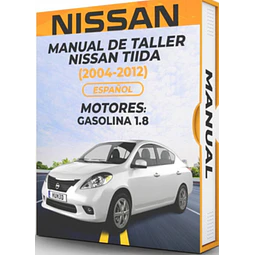 Manuale d'officina Nissan Tiida 2004, 2005, 2006, 2007, 2008, 2009, 2010, 2011, 2012 - 1.8