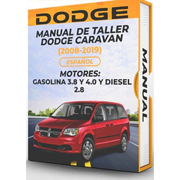 Manuale di officina Dodge Caravan (2014, 2015, 2016, 2017, 2018, 2019) 3.8 4.0