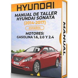 Manuale di officina Hyundai Sonata (2014, 2015, 2016, 2017) 1.6, 2.0, 2.4