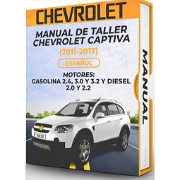Manuale di officina Chevrolet Captiva (2011-2017) PDF