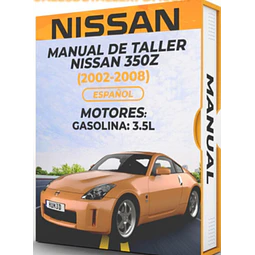 Manuale di officina Nissan 350z (2002, 2003, 2004, 2005, 2006, 2007, 2008) 3,5