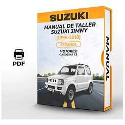 Manuale di officina Suzuki Jimny (2009, 2010, 2011, 2012, 2013, 2014, 2015, 2016, 2017, 2018) 1.3