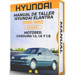 Manuale di officina Hyundai Elantra (1990-1995) PDF
