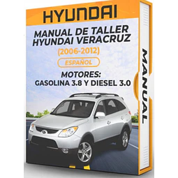 Manuale di officina Hyundai Veracruz (2006, 2007, 2008, 2009, 2010, 2011, 2012) 3.8 GAS 3.0