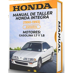 Manuale di officina Honda Integra (1990-1993) PDF