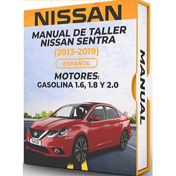 Manuale di officina Nissan Sentra (2013, 2014, 2015, 2016, 2017, 2018, 2019)