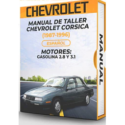 Manuale di officina Chevrolet Corsica (1987, 1988, 1989, 1990, 1991, 1992, 1993, 1994, 1995, 1996) PDF