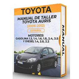 Manuale di officina Toyota Auris (2006, 2007, 2008, 2009, 2010, 2011, 2012)PDF