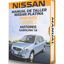 Manuale di officina Nissan Platina (1998, 1999, 2000, 2001, 2002, 2003, 2004, 2005) 