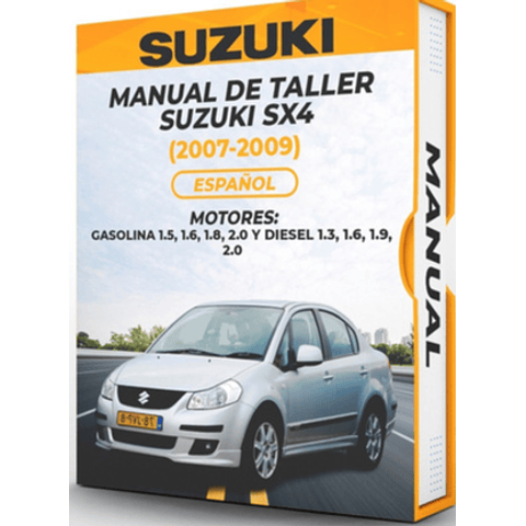 Manuale di officina Suzuki Sx4 (2007, 2008, 2009) BENZINA 1.5, 1.6, 1.8, 2.0 PDF