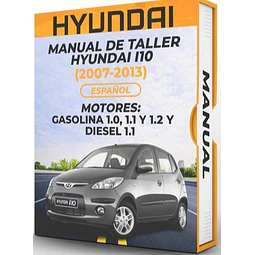Manuale di officina Hyundai I10 (2007, 2008, 2009, 2010, 2011, 2012, 2013) 