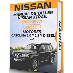 Manuale di officina Nissan Xtrail (2001, 2002, 2003, 2004, 2005, 2006, 2007) PDF