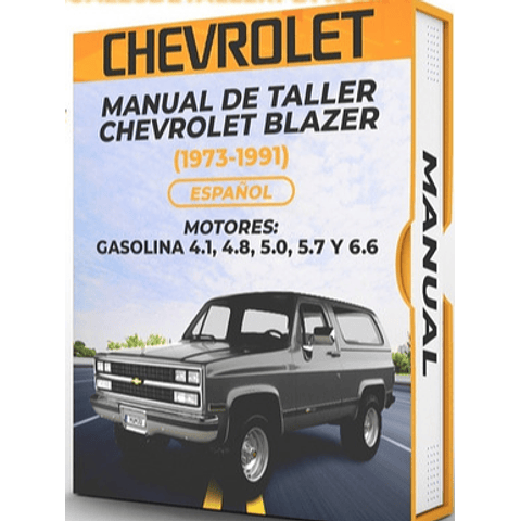 Manuale di officina Chevrolet Blazer (1973, 1974, 1975, 1976, 1977, 1978, 1979, 1980, 1981)
