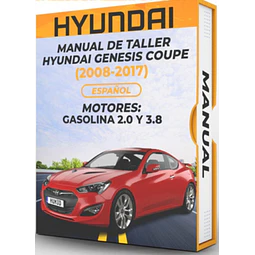 Manuale di officina Hyundai Genesis Coupe (2008-2017) (Spag)