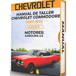 Manuale di officina Chevrolet Commodore (1967, 1968, 1969, 1970, 1971)***