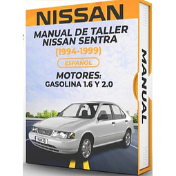 Manuale di officina Nissan Sentra (1994, 1995, 1996, 1997, 1998, 1999)  1.6 E 2.0 