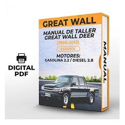 Manuale di officina Great Wall Deer (1996-2013) (Spag)