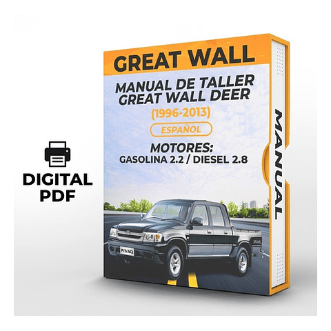Manuale di officina Great Wall Deer (1996-2013) (Spag)