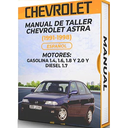 Manuale di officina Chevrolet Astra (1991-1998) (Spag)