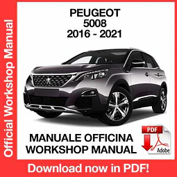 Manuale Officina Peugeot 5008 (2016-2017-2018-2019-2020-2021) (EN)