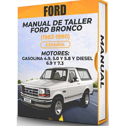 Manuale di officina Ford Bronco (1983-1990) (Spag)