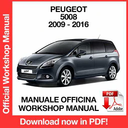 Manuale Officina Peugeot 5008 (2009-2010-2011-2012-2013-2014-2015-2016) (EN)