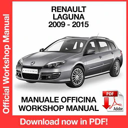 Manuale Officina Renault Laguna III X91 (2009-2010-2011-2012-2013-2014-2015) (EN)