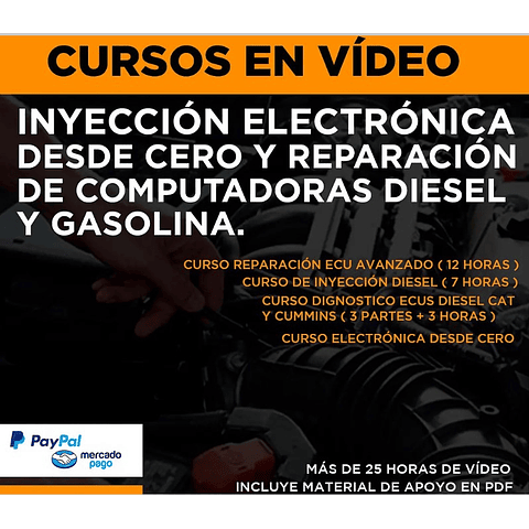 Curso en Vídeo Gratis- Inyección Electrónica Desde Cero y Reparación de Computadoras Diésel y Gasolina
