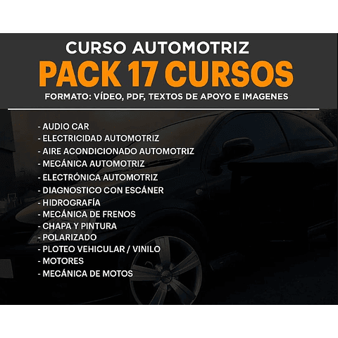 Curso Automotriz Gratis- Pack 17 Cursos Free