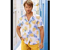 Tropical Hawaiian Shirt Sewing Pattern, Sizes XS-XXXL, Men's Shirt Pattern, PDF