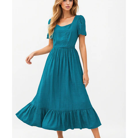 Milkmaid dress pattern | XS-XXXL | Cottagecore prom dress pattern | Long dress