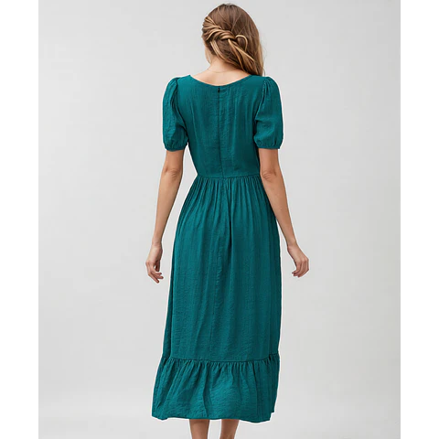 Milkmaid dress pattern | XS-XXXL | Cottagecore prom dress pattern | Long dress