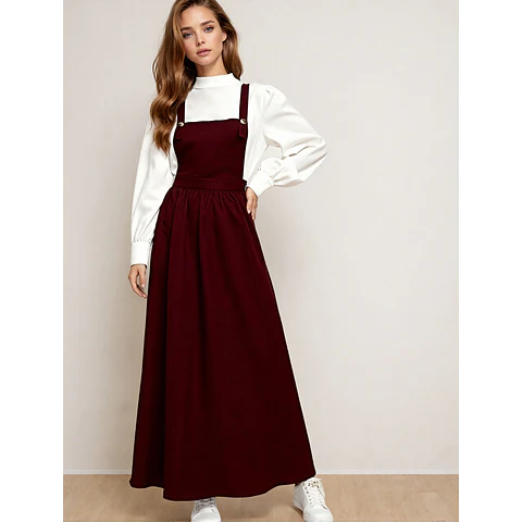 Dungaree dress pattern - XS-XXXL - Apron pattern - PDF - Women's country-style dress pattern