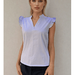 Blouse sewing pattern, sizes XS-XXL, ruffled blouse pattern, easy women's blouse pattern